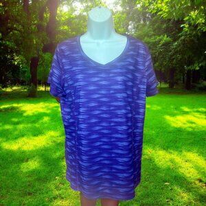 MADE FOR LIFE - WOMEN QUICK-DRI PURPLE SHIRT - SIZE L